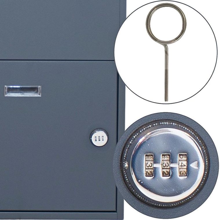 Saska Garden, skrzynka na przesyłki kurierskie, stojąca, 23-41-75 cm