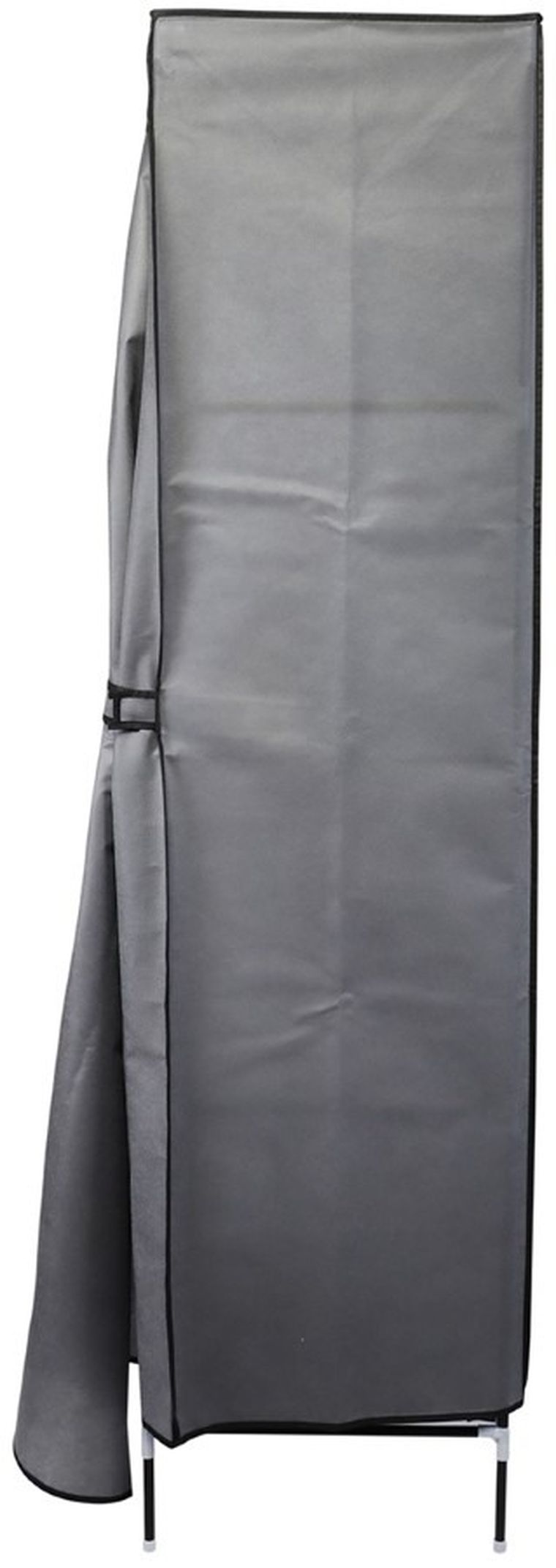 Saska Garden, szafa tekstylna, ciemnoszara, 168-45-172 cm