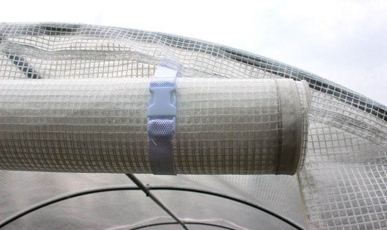 Saska Garden, tunel ogrodowy, biały, 200-300-200 cm