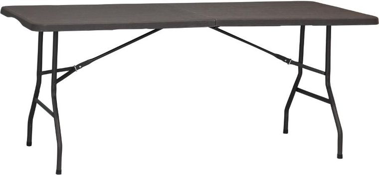 Saska Garden, Woodland, stół cateringowy, ciemny szary, 180-74 cm