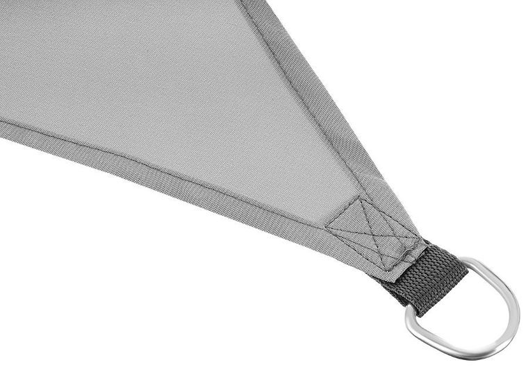 Saska Garden, żagiel przeciwsłoneczny, ogrodowy, trójkąt, szary, 3-3-3m