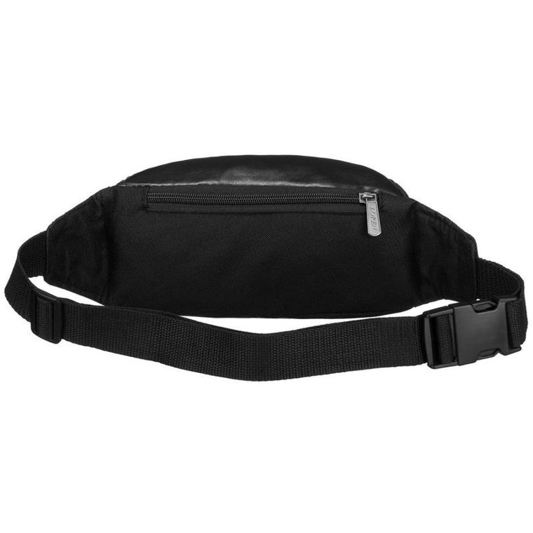 Saszetka na biodro, nerka, czarna, Loren