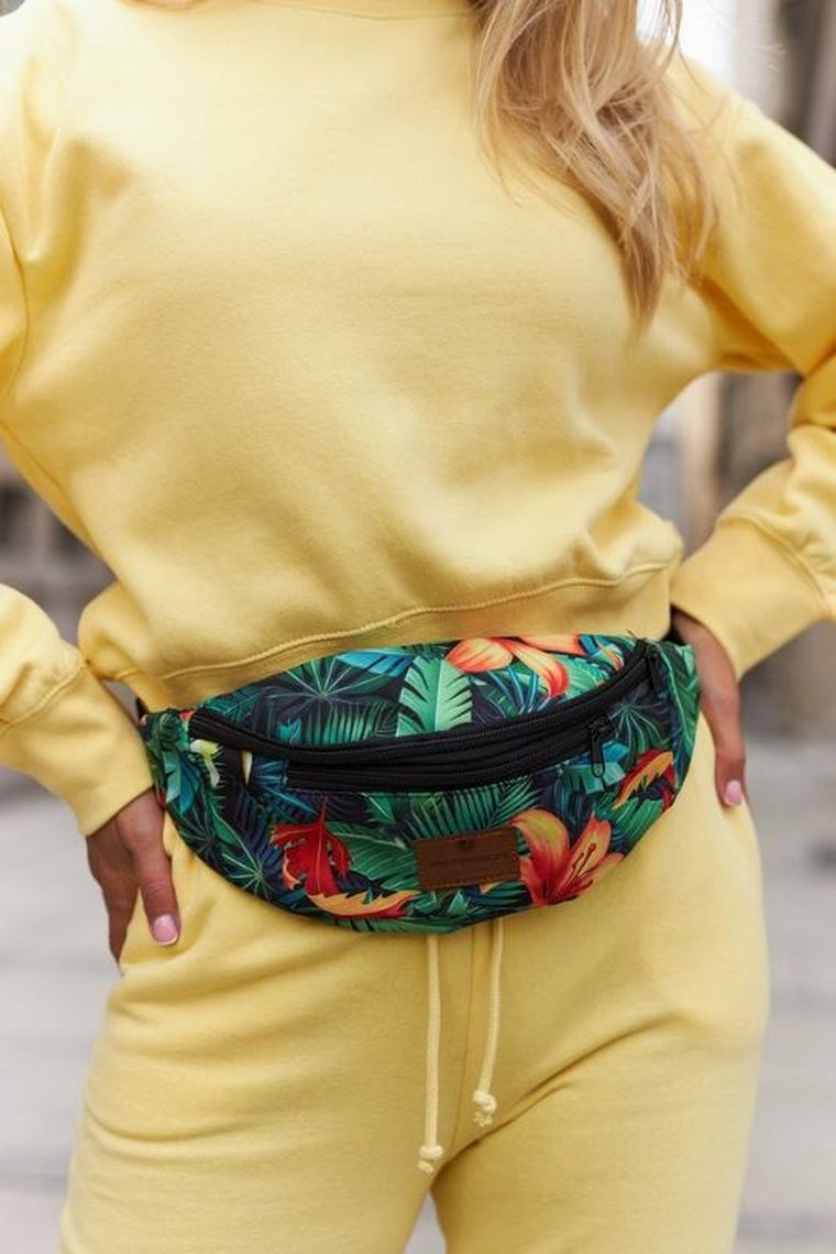 Saszetka na biodro, nerka, mix, Peterson