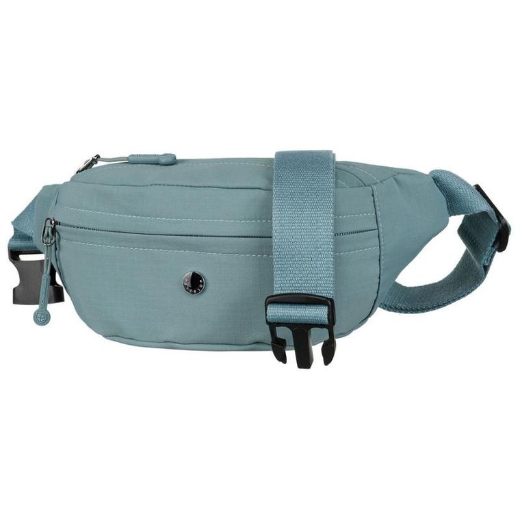 Saszetka na biodro, nerka, niebieska, Peterson