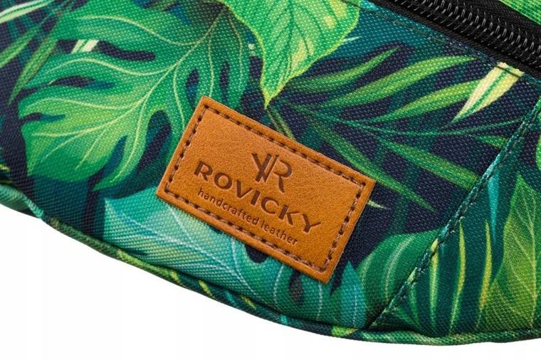 Saszetka na biodro, nerka, zielona, Rovicky