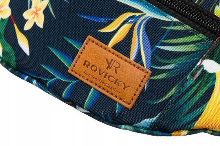 Saszetka na biodro, nerka, zielona, Rovicky