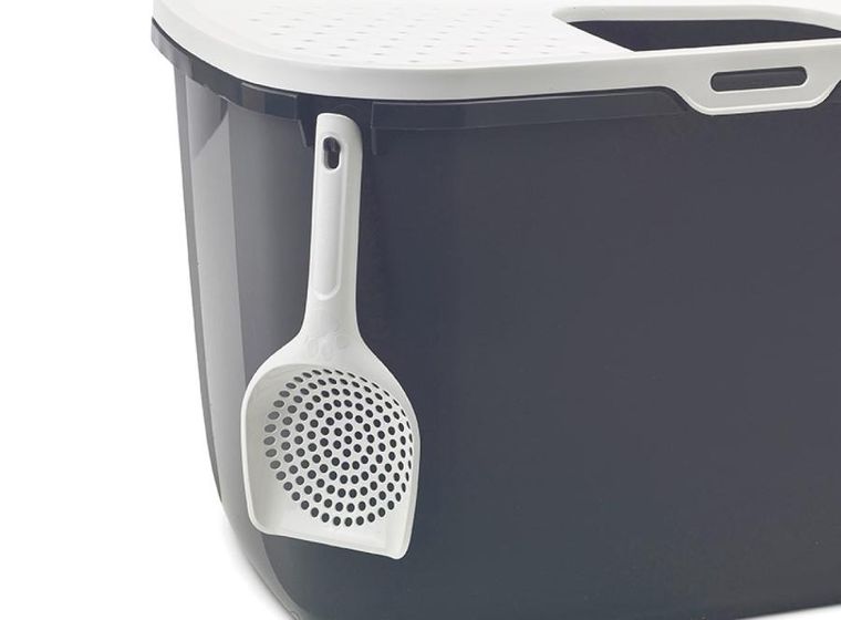 Savic, Hop, kuweta dla kota, biało-ciemny szary