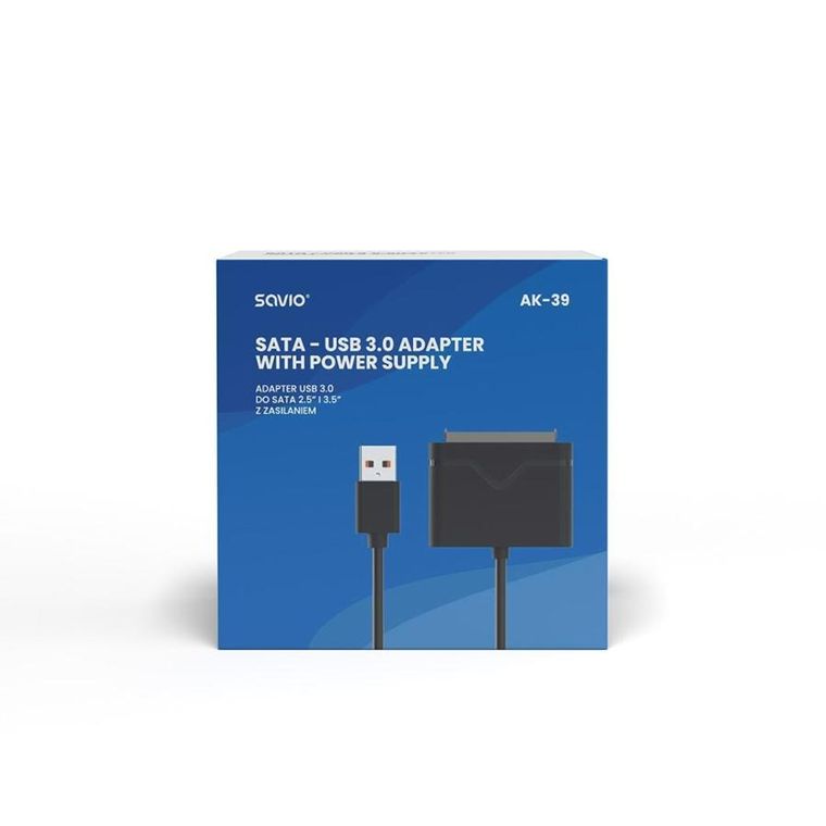 Savio, adapter USB 3.0 do dysków 3.5”