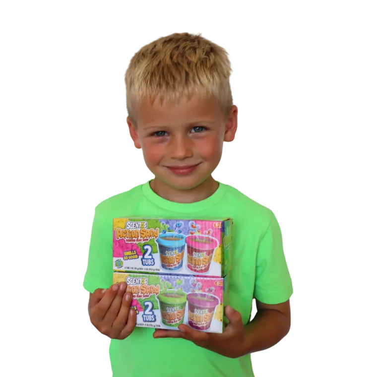 Scentos, pachnący piasek kinetyczny, 2 kolory
