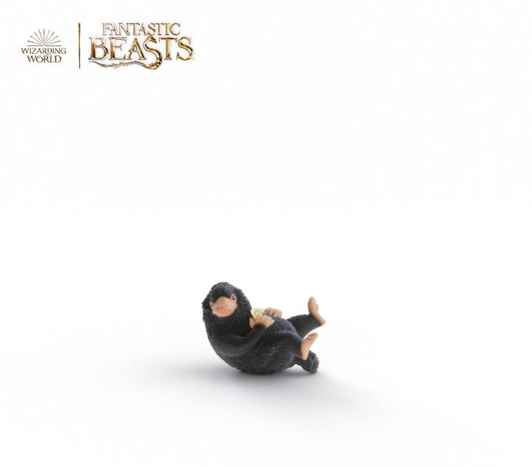 Schleich, Fantastyczne zwierzęta, Niuchacz ze złotem, figurka, 14905