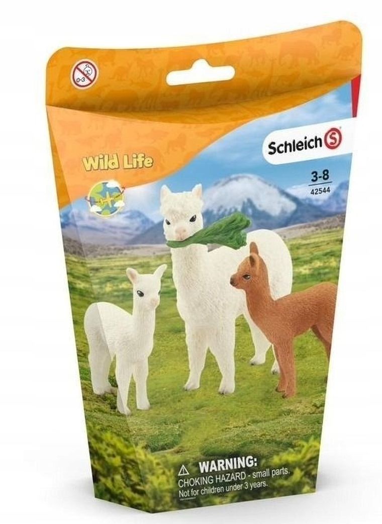 Schleich, Wild Life, Rodzina alpak, zestaw, 42544