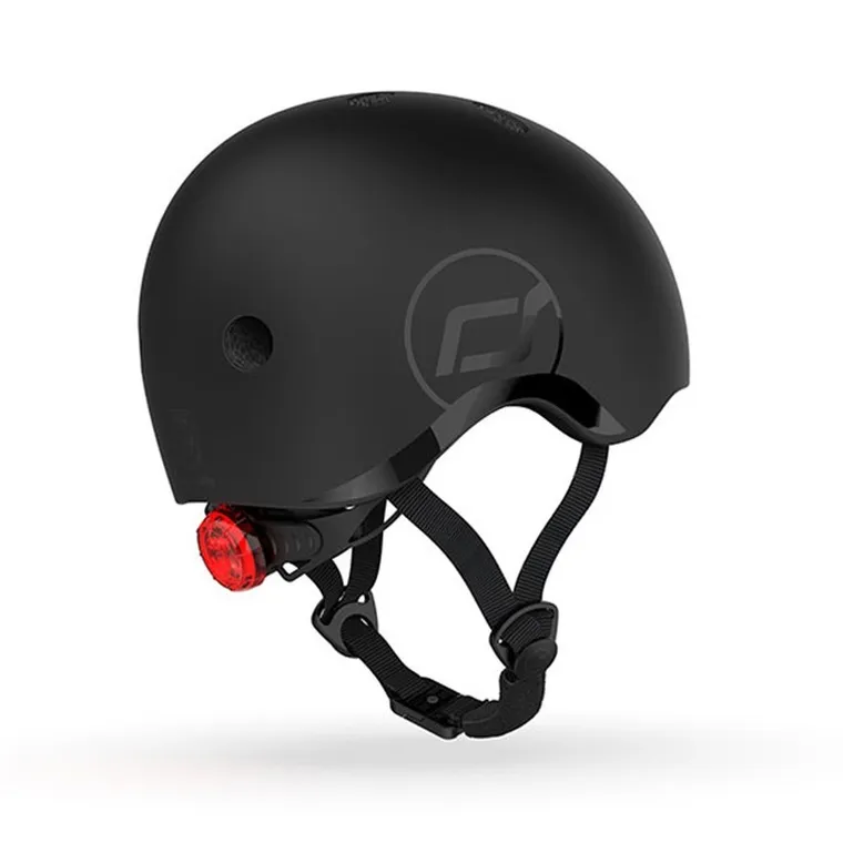 Scoot & Ride, kask ochronny, black, rozmiar 51-55 cm