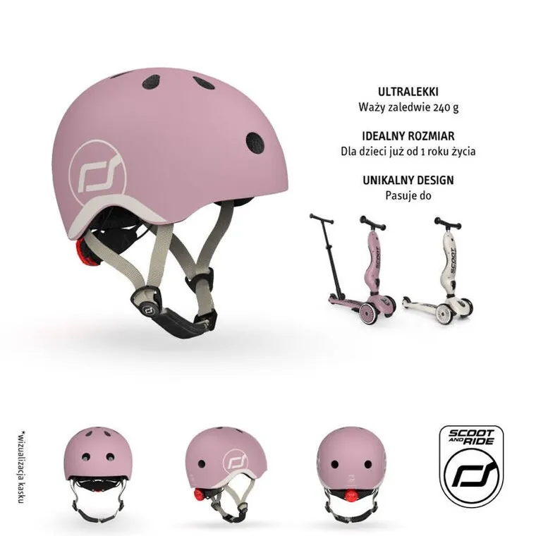 Scoot & Ride, kask, Wildberry, rozmiar XXS-S
