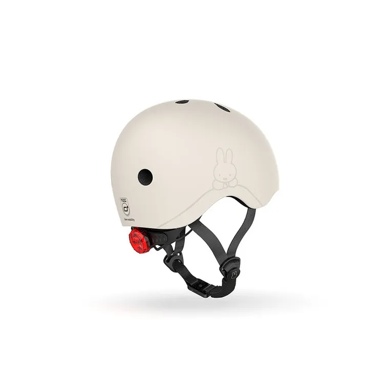 Scoot & Ride, Miffy, kask ochronny, Ash, rozmiar 45-51 cm