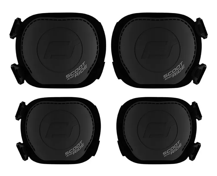 Scoot & Ride, zestaw ochraniaczy, Black, rozmiar XXS