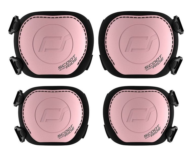 Scoot & Ride, zestaw ochraniaczy dla dzieci, Rose, rozmiar XXS