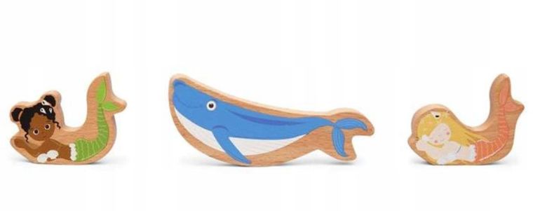 Scratch, piramidka edukacyjna z figurkami, ocean