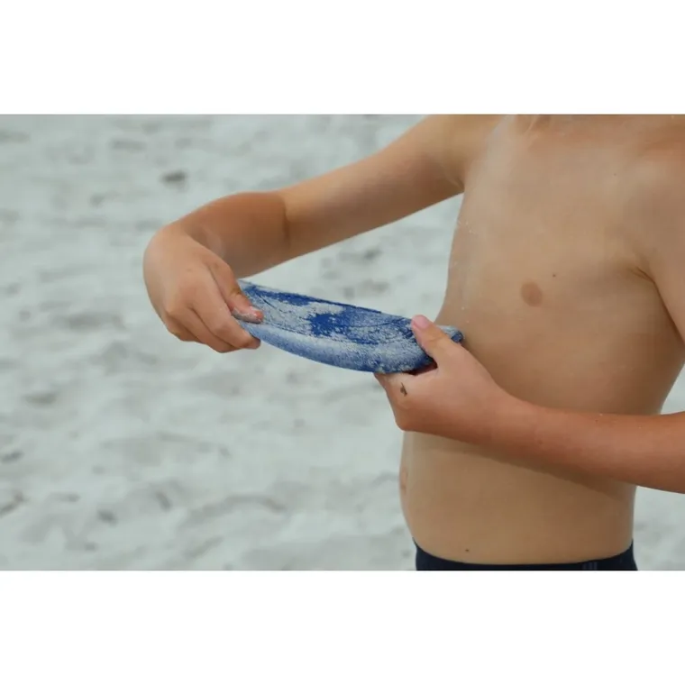 Scrunch, silikonowy dysk, koralowy