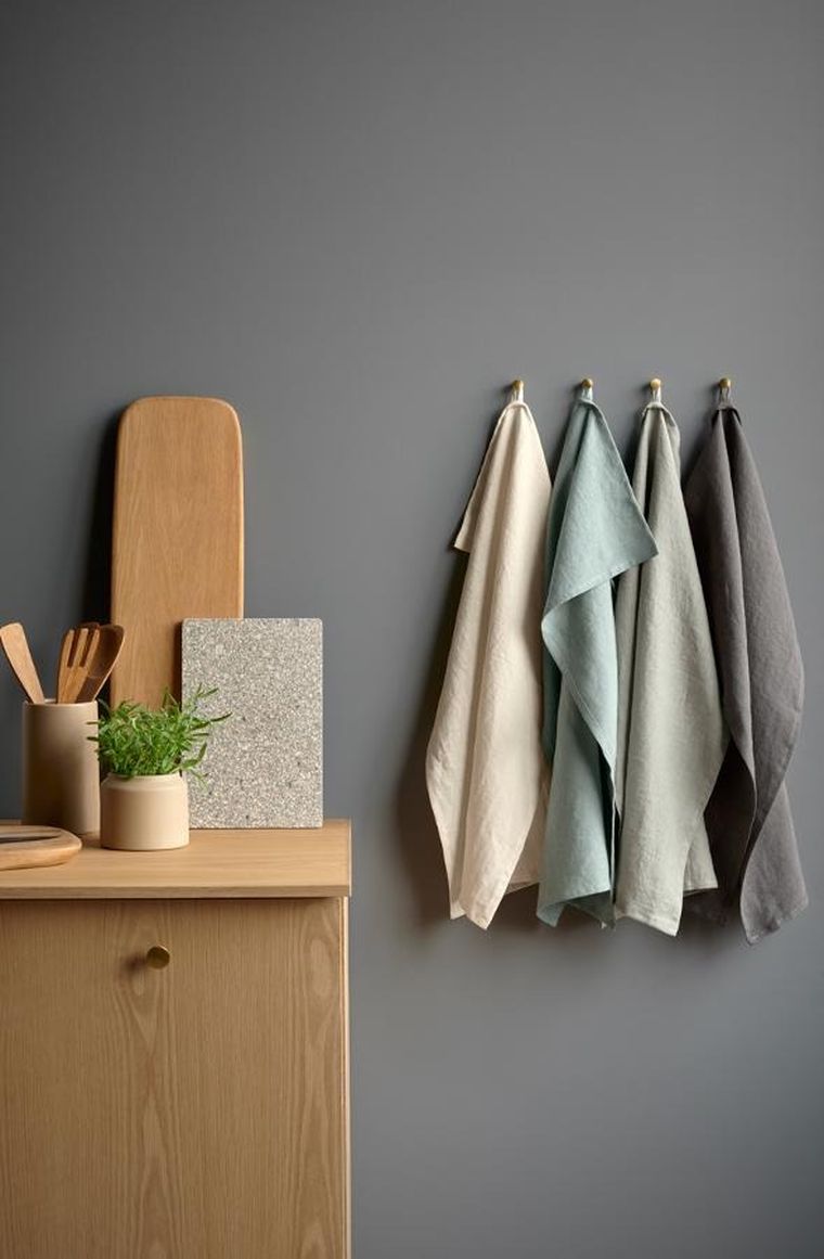 Södahl, ścierka kuchenna, 50-70 cm, Pure linen sage