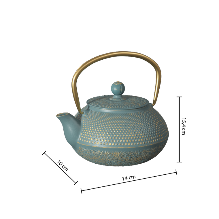 Secret de Gourmet, Jade, żeliwny czajnik do herbaty, 800 ml