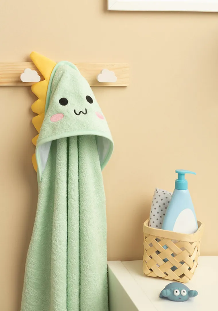 Sensillo, Bathfriends, okrycie kąpielowe, dino, 100-100 cm