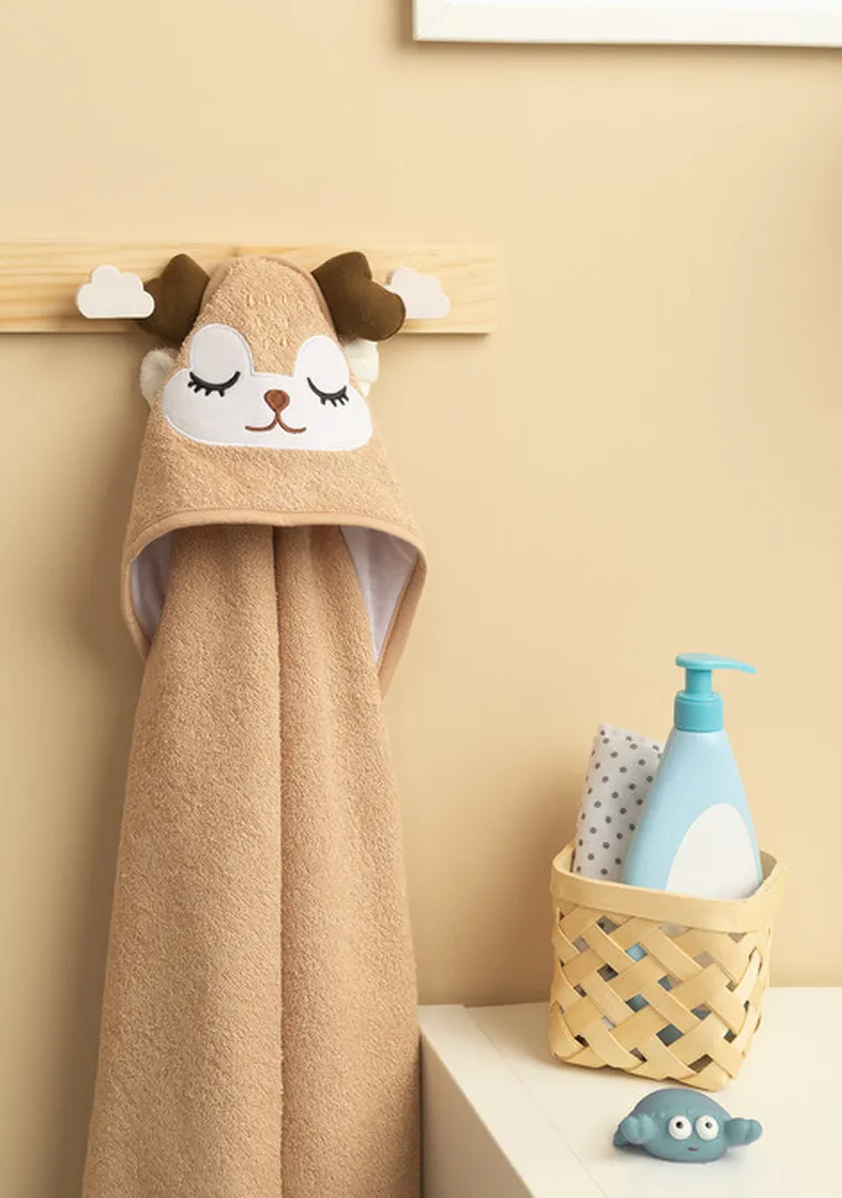 Sensillo, Bathfriends, okrycie kąpielowe, sarenka, 100-100 cm