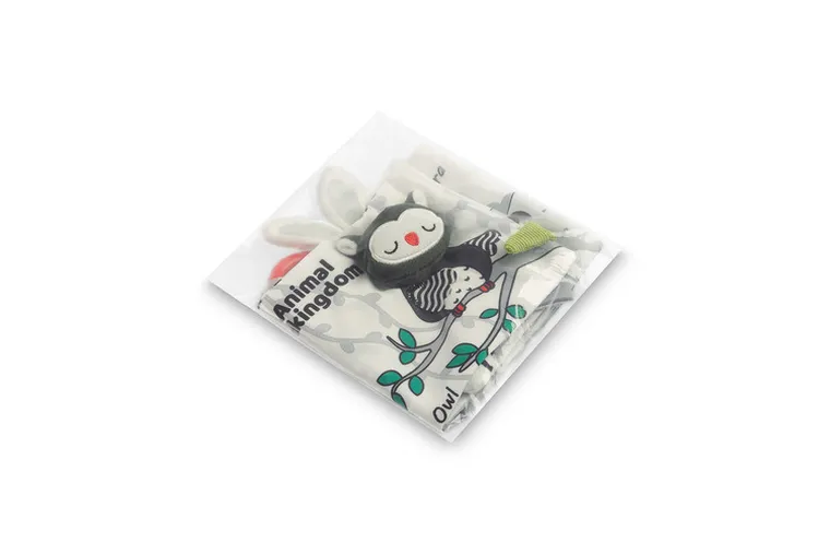 Sensillo, Black&white, książeczka materiałowa, sowa