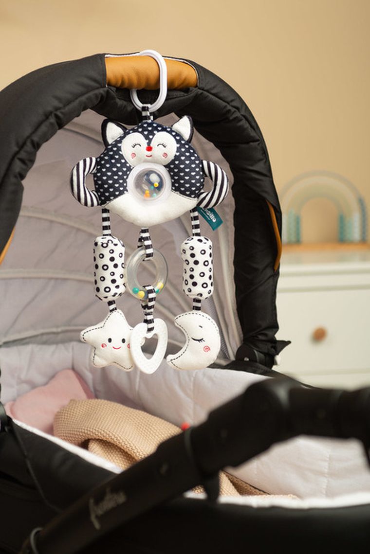 Sensillo, Black&White, zabawka podróżna, kotek