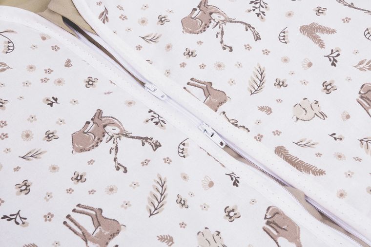 Sensillo, Forest, śpiworek do spania z nogawkami, TOG 1.0, rozmiar XL, beige