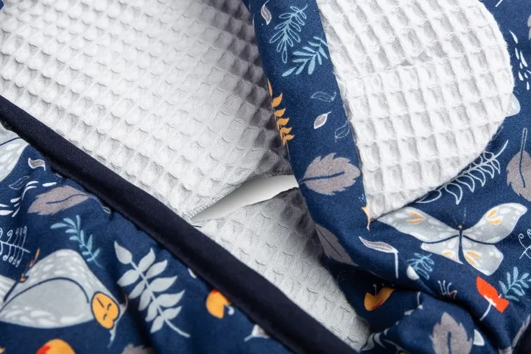 Sensillo, Kraina Zwierząt, otulacz do fotelika, wafel, szary