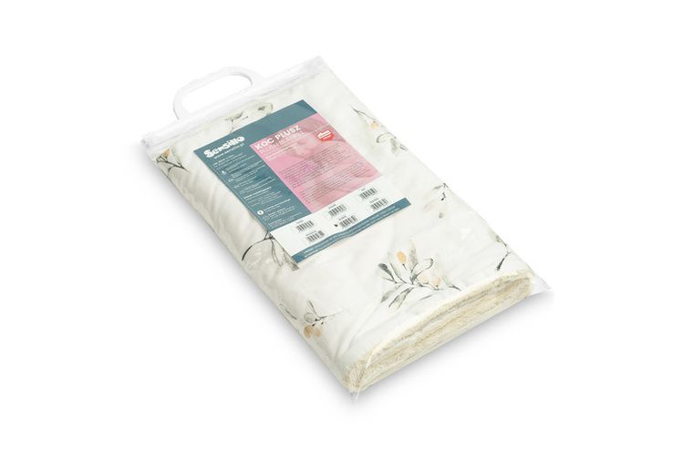 Sensillo, Oliwka, koc z pluszem, 80-100 cm