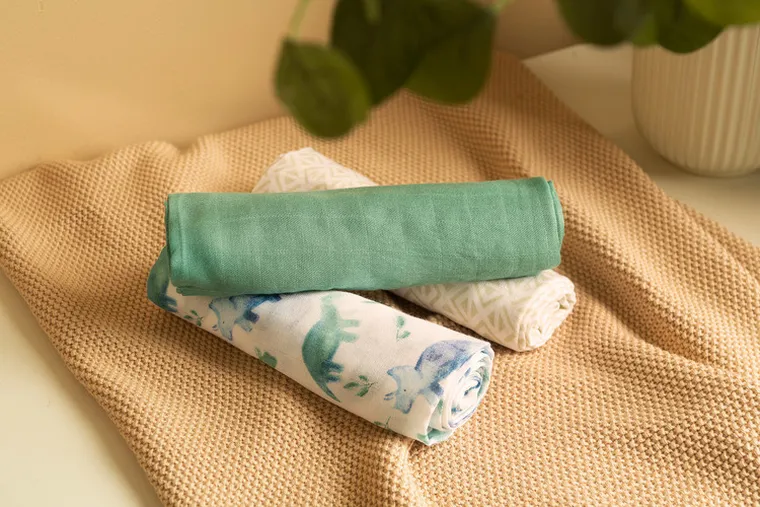 Sensillo, pielucha bambusowa, dino, 70-80 cm, 3 szt.