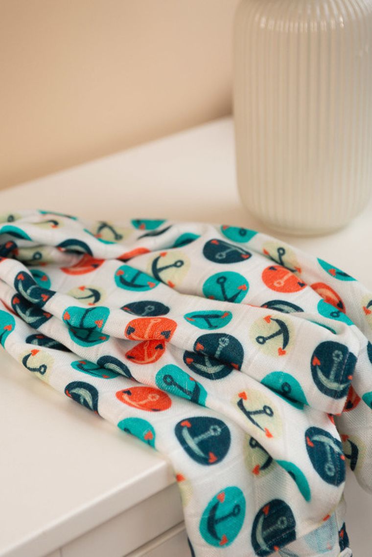 Sensillo, pielucha bambusowa, kotwice, 75-75 cm