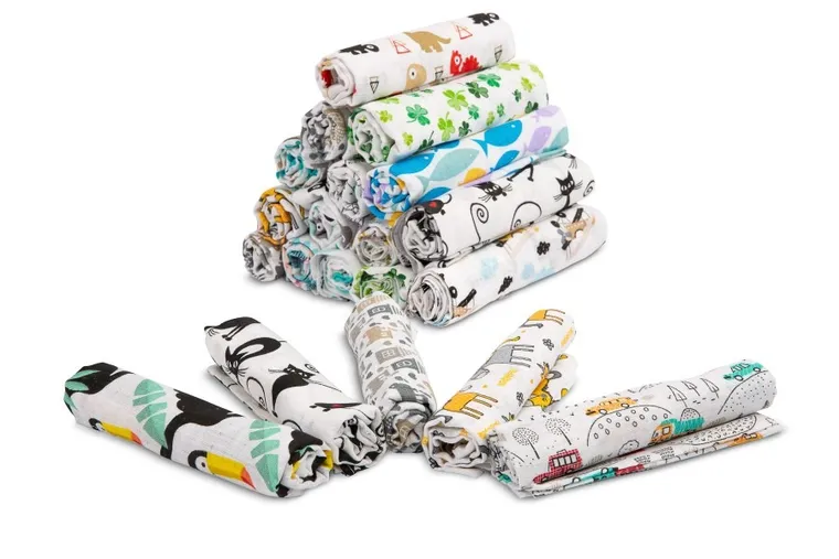 Sensillo, pieluszki tetrowe dla chłopca, 70-80 cm, 5 szt.