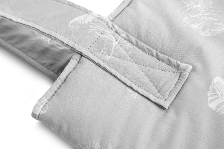 Sensillo, Piórka, kosz na zabawki, Medium, szary