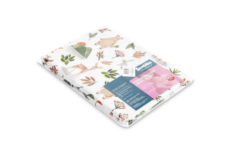 Sensillo, prześcieradło drukowane, słodki las, 60-120 cm