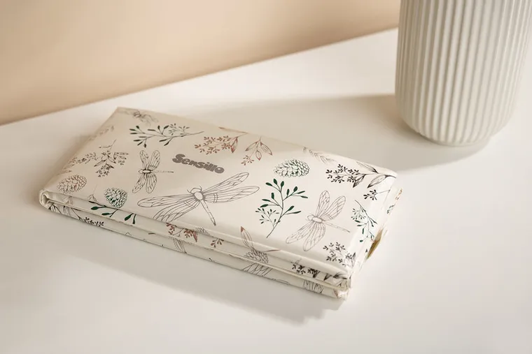 Sensillo, przewijak - mata turystyczna, nadruk botanical, ważki