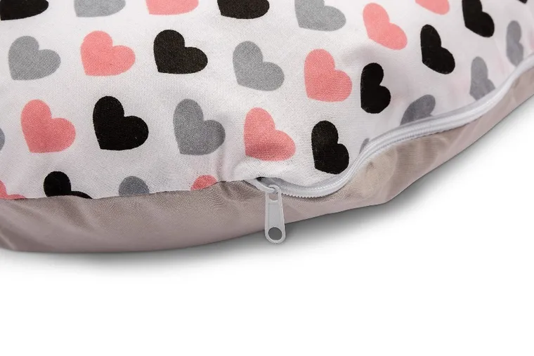 Sensillo, Serca, poduszka, rogal do karmienia, szary