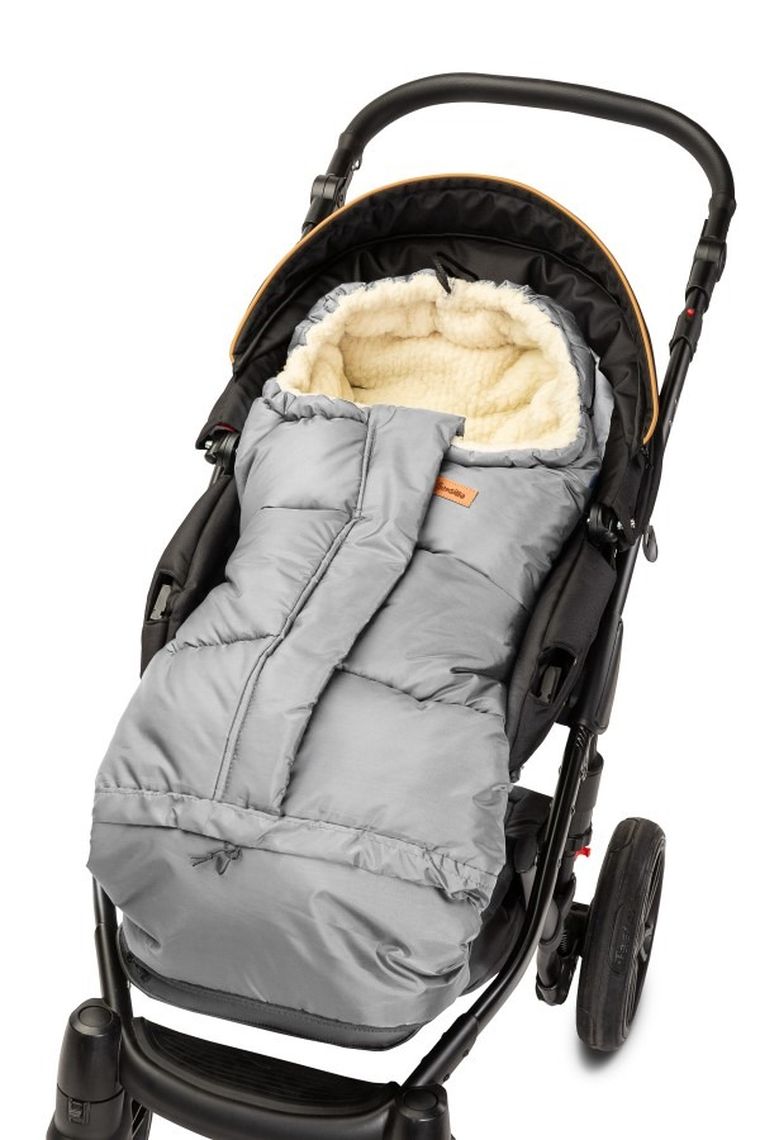 Sensillo, śpiworek do wózka combi 3w1, grey