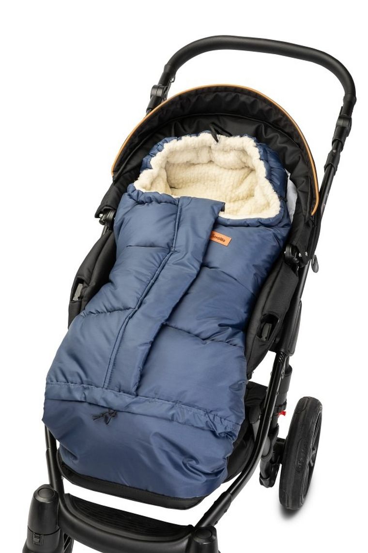 Sensillo, śpiworek do wózka combi 3w1, navy