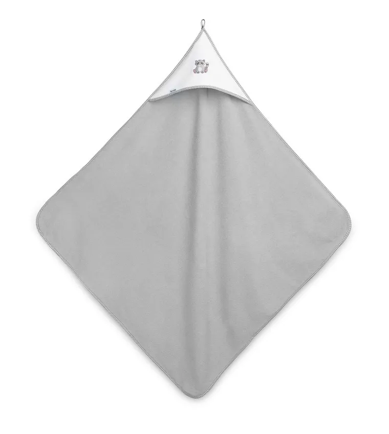 Sensillo, Szop, okrycie kąpielowe frotte, 100-100 cm, szare