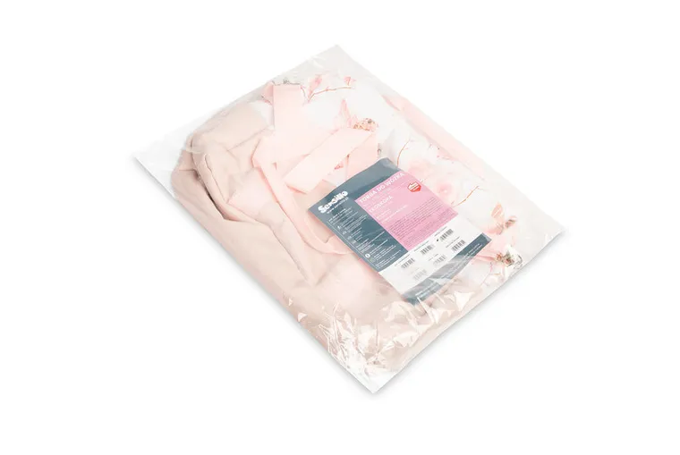 Sensillo, torba do wózka, ekoskóra, wróżki, różowy