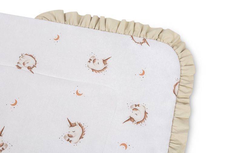 Sensillo, Unicorn, rożek niemowlęcy, beige, 75-75 cm