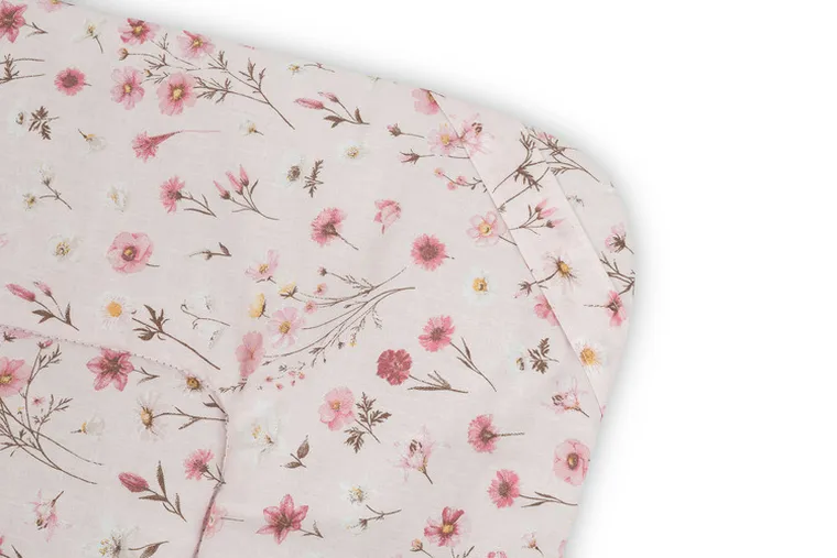 Sensillo, Velvet, rożek, bloom pink, 75-75 cm