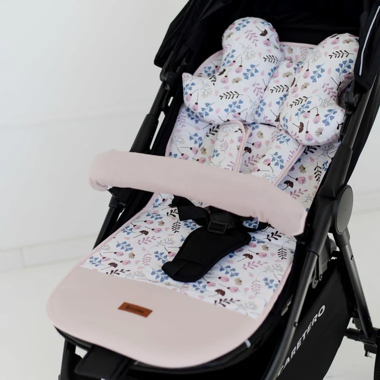 Sensillo, Velvet, wkładka do wózka, bloom pink