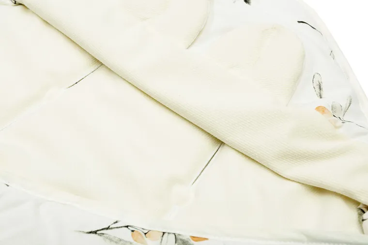 Sensillo, Velvet XL, otulacz do fotelika, oliwka kremowy