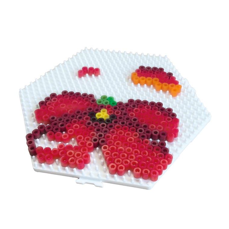 SES Creative, Beedz Art, koraliki do prasowania, Kwiaty, 1600 elementów