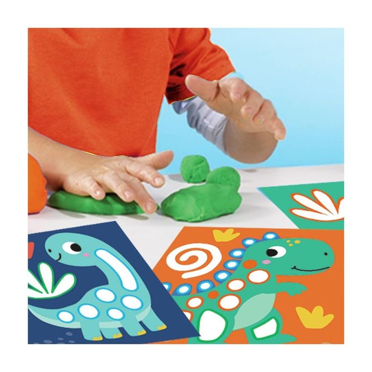 SES Creative, Moje Pierwsze, Masa plastyczna z kartami aktywności, Dinozaury