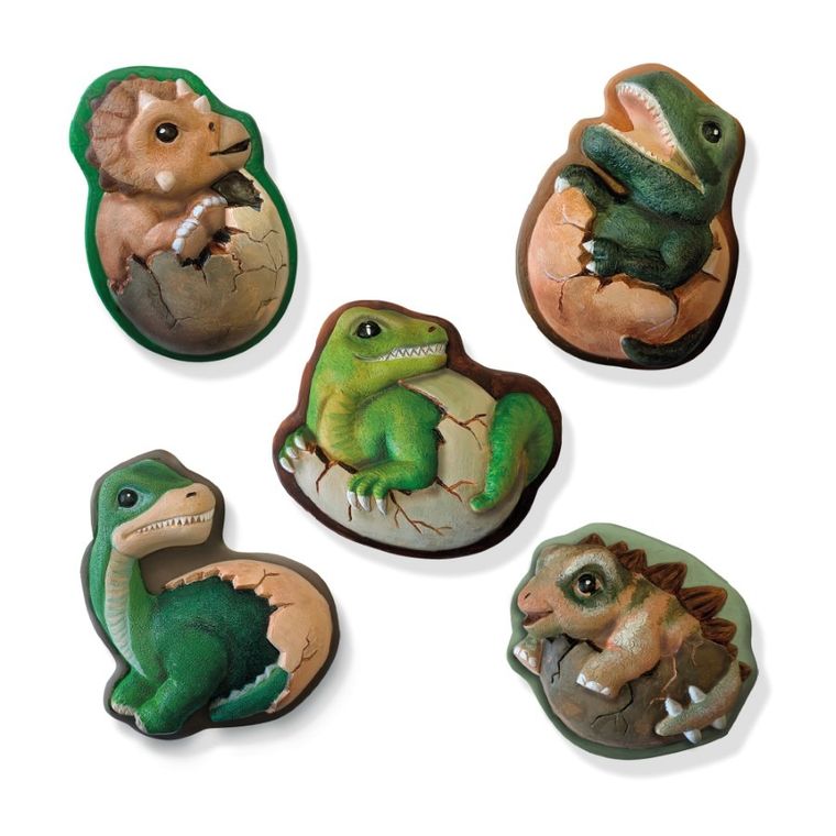 SES Creative, odlewy gipsowe, Dinozaury, 2w1