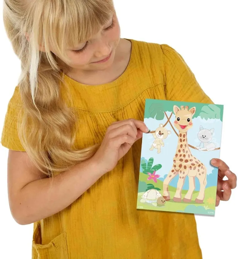 SES Creative, Sophie la girafe, kolorowanie wodą